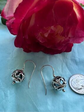 Silpada Sterling Silver 925 Filigree Drop Earrings
